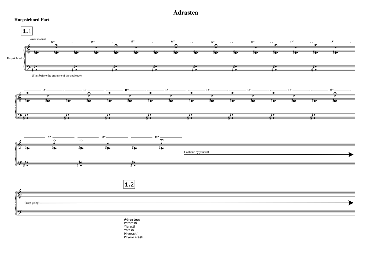 PDF: ADRASTEA(2010) - rehearsal and performance (selection)